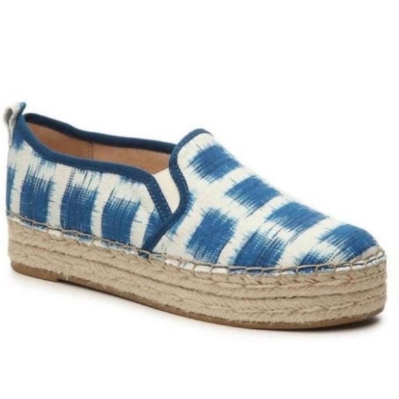 SAM EDELMAN Ikat Print Espadrilles Slip On Platform - Picture 4 of 15